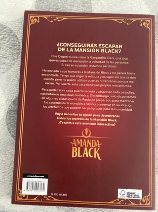 Libros AMANDA BLACK 1, 2 y Escape Book