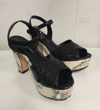 Sandalias Pons Quintana Tacón Serpiente