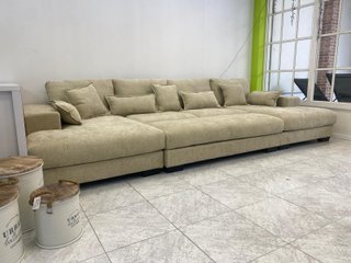 ¡¡¡OFERTA FLASH!!! Rinconera en U con puff grande