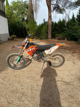 KTM 125 Enduro/Motocross Naranja/Blanca