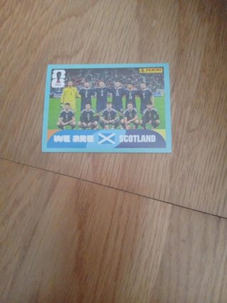 Cromos Selección Escocia Panini
