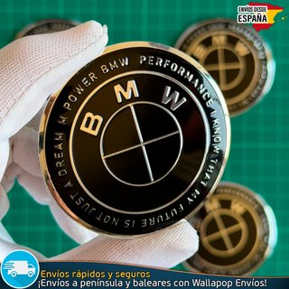Emblemas BMW 60mm x4 Tapacubos Tapas Llantas Bujes