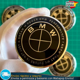 Emblemas BMW 60mm x4 Tapacubos Tapas Llantas Bujes