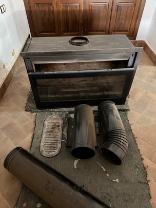 Chimenea de leña Bronpi Cairo 110-E 15 kw