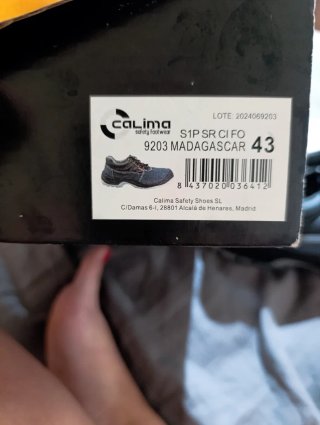 Zapatos de trabajo Calima hombre