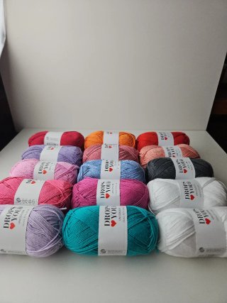 15 novelos de algodão para crochet e tricot