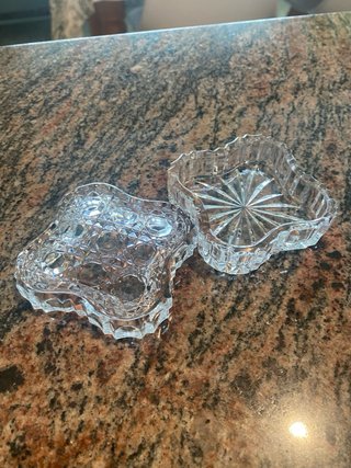 Cajita cristal tallado Anna Hutte