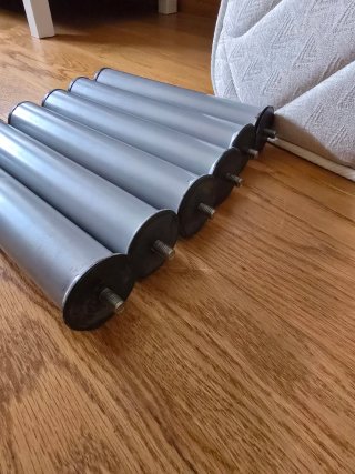Somier tapizado 135 x 90 (colchón de regalo)