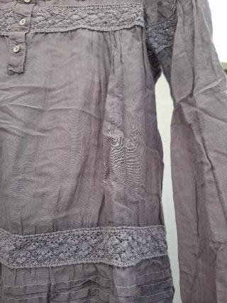Blusa boho Promod encaje talla M