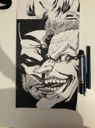 Disegno Batman/Joker