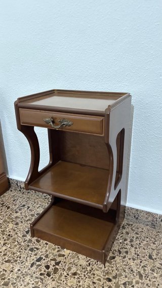 Mesitas de noche de madera (2 unidades)
