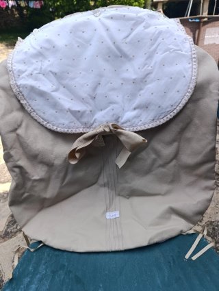 Funda capazo polipiel beige