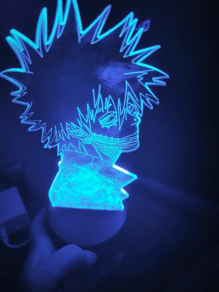 Lámpara LED Dabi 3D Acrílico BNHA