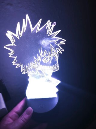 Lámpara LED Dabi 3D Acrílico BNHA