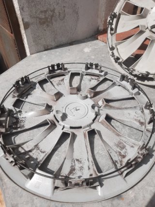 Tapacubos Skoda 15" Plateados