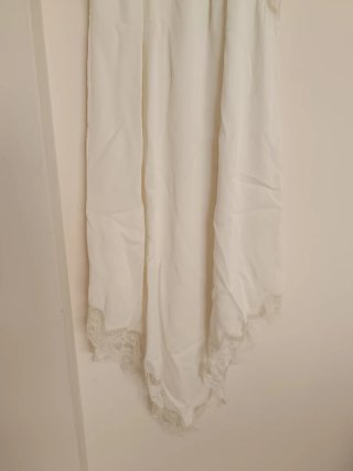Vestido combinado Zara encaje Talla S