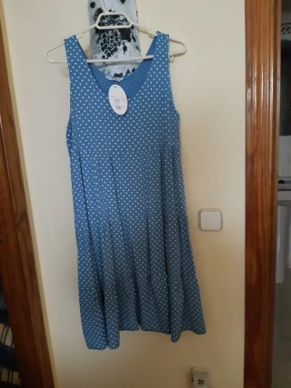 Vestido de verano B.S.MODA lunares
