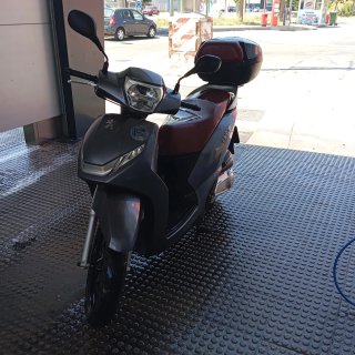 Peugeot Belville Scooter Gris y Marrón