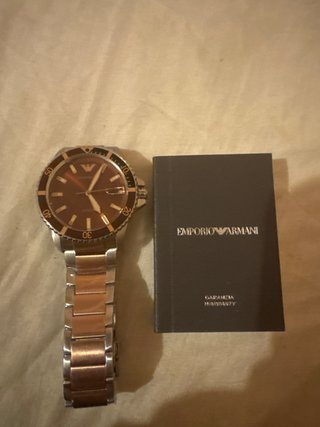 Reloj Emporio Armani Marrón y Dorado