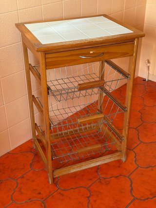 Mueble cocina con cajón y cestas