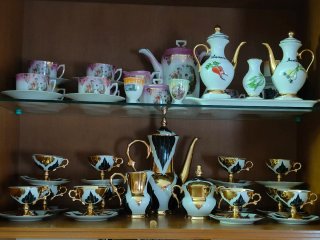 Juego de té porcelana vintage