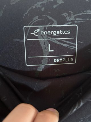Mallas Energetics negras con estampado