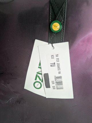 Bolso Kenzo Morado Brillante Grande