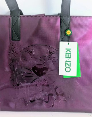 Bolso Kenzo Morado Brillante Grande