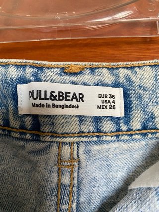 Pantalón corto tejano mujer