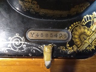 Maquina coser Singer año 1926 UK