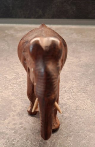 Scultura Elefante Legno