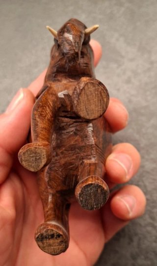Scultura Elefante Legno