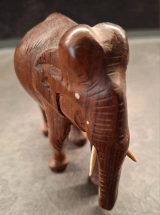 Scultura Elefante Legno