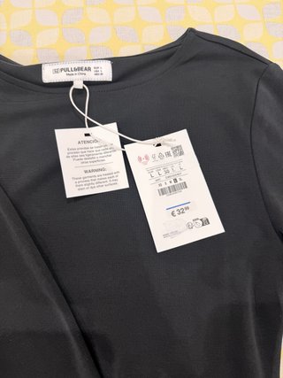 Vestido largo Pull&Bear negro