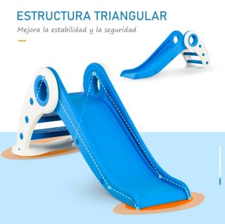Tobogan infantil de 18 a 36 meses 120x50x56 azul