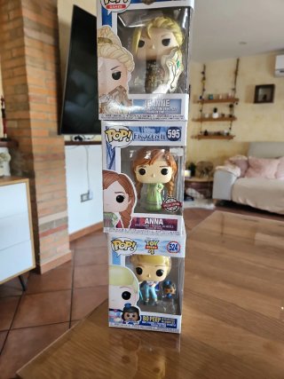 Funko Pop! Frozen II Anna & Elsa + Toy Story Bo Pe