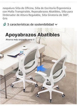 Silla de oficina ergonómica nueva a estrenar