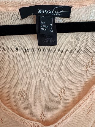 Vestido Mango Naranja Talla S rosa anaranjado