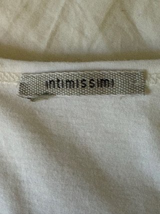 Top Intimissimi bianco con fiori