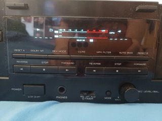 Platina Doble Kenwood KX-W4080 Auto Reverse