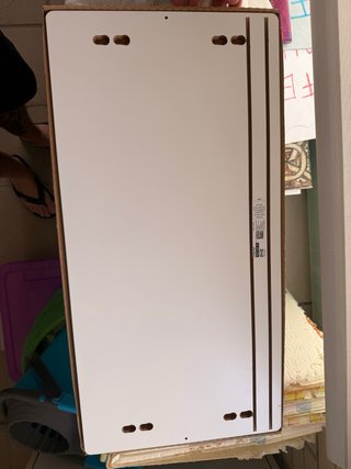 Cajón IKEA KONSTRUERA Blanco con frontal SMÅSTAD