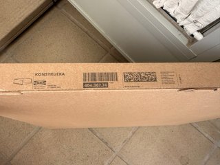 Cajón IKEA KONSTRUERA Blanco con frontal SMÅSTAD