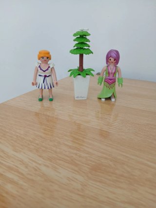 Playmobil figuras y planta  Todo 5€
