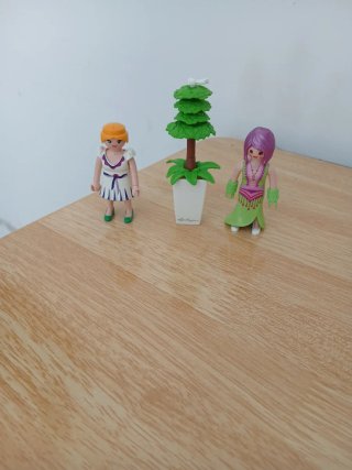 Playmobil figuras y planta  Todo 5€