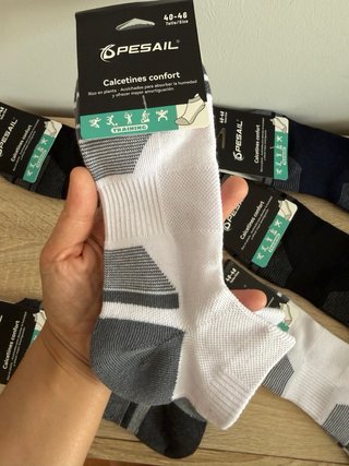 Pack de 6 de calcetines tobilleros hombre