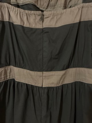 Vestido Loreak Mendian tirantes negro y marrón