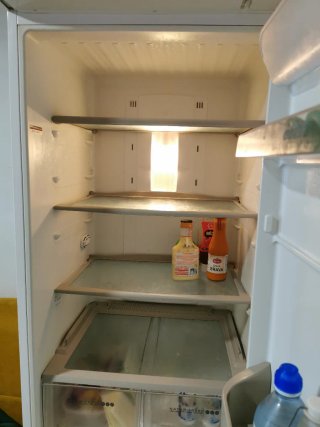 Nevera y congelador Edesa blanca