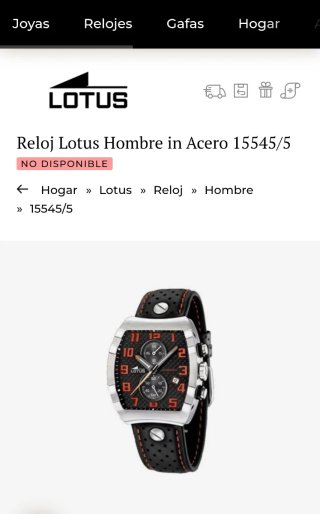 Reloj Lotus 15545