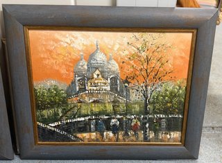 Cuadro Sacré-Cœur París Naranja