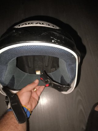 Casco retro moto vintage talla S